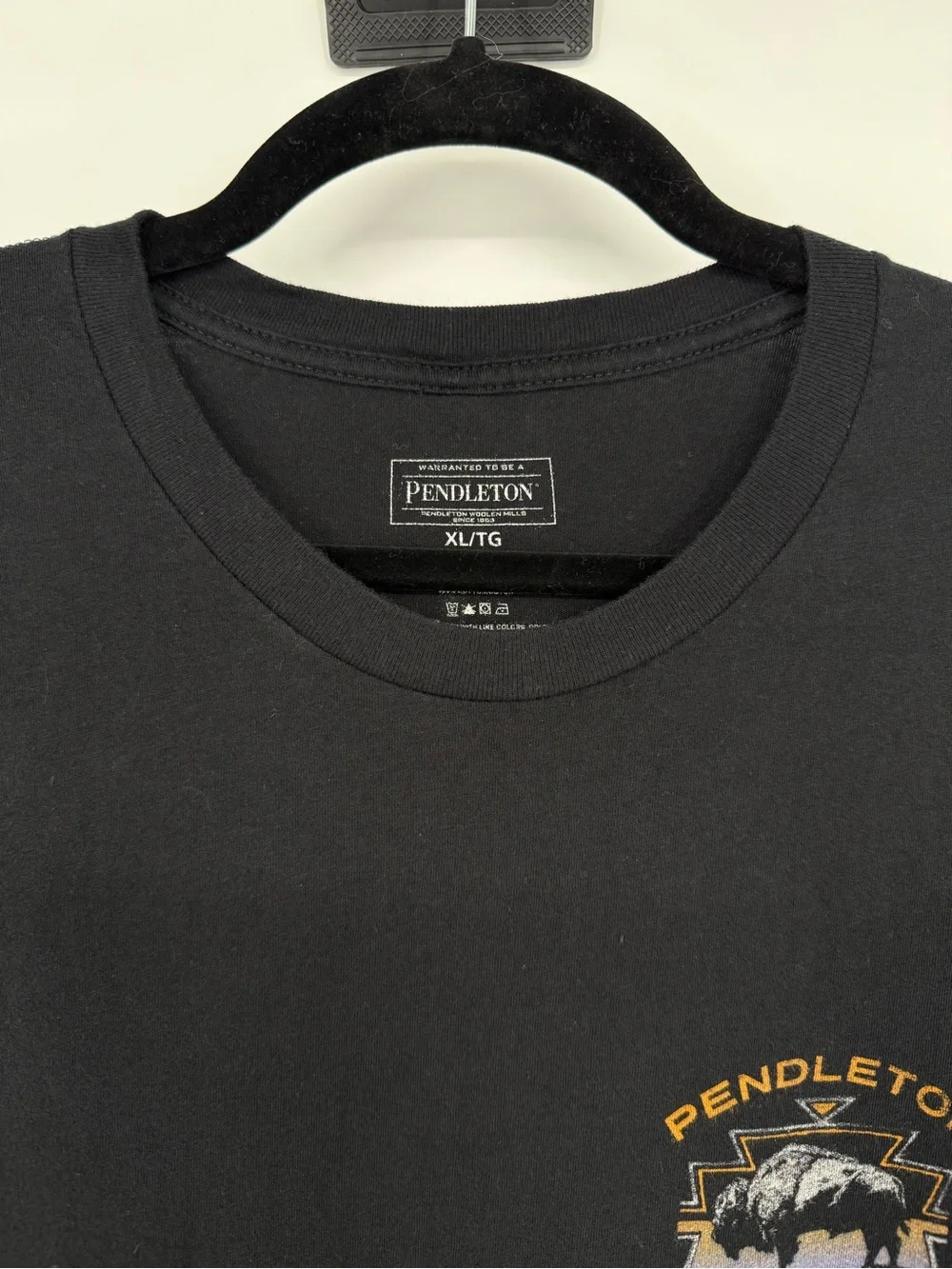 Pendleton Buffalo Graphic T Shirt Heritage Western Outdoor Bison Logo Cotton XL